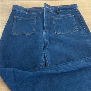 LOFT Indigo Denim Flare Jeans - S 12